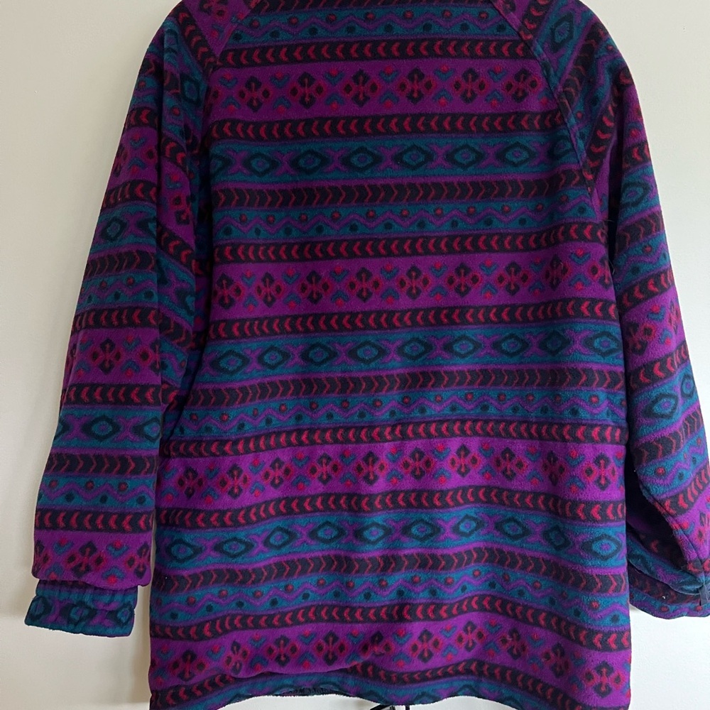 Vintage Head Skiwear Fleece Jacket – Bold Retro Print - Picture 8 of 10